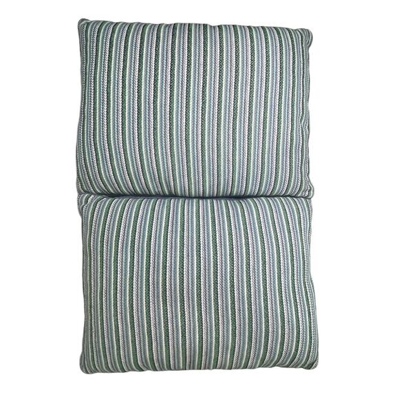 Niche Eastern Accents Striped Embroidered Decorative Standard Pillows Luxury Two - Picture 2 of 10